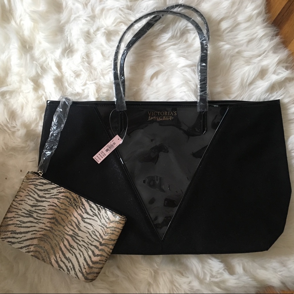 NWT Victoria’s Secret Large Tote And Wallet Set